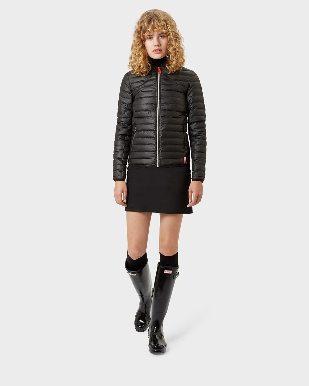 Galochas Altas Hunter Feminina Pretas - Original Gloss - 71MOYWZVI